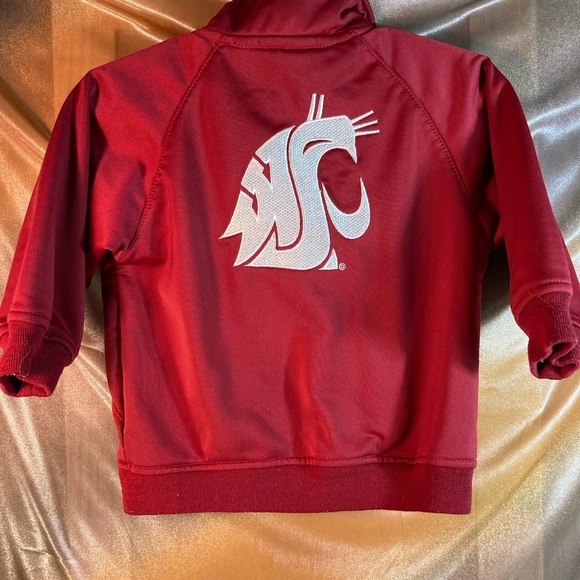 Washington state cougar zip up jacket. 12m adorable B10 - Picture 3 of 3